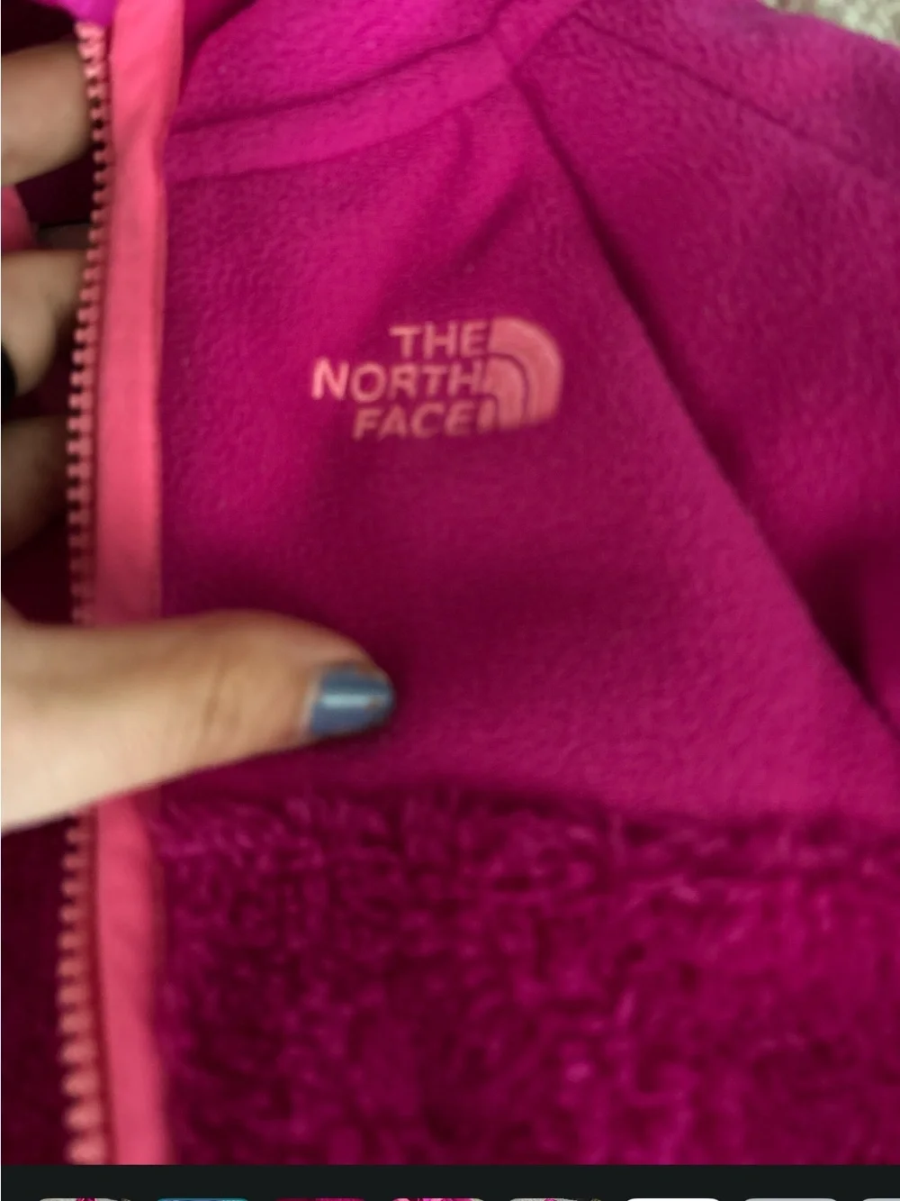 The North Face Kids Fleece One-Piece Romper - Bright Pink